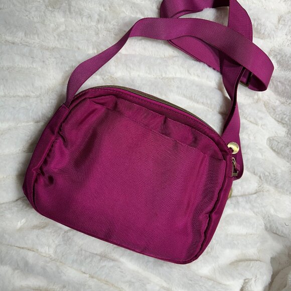 EUC Travelon Signature Small Crossbody Bag - Fuchsia - Picture 2 of 12